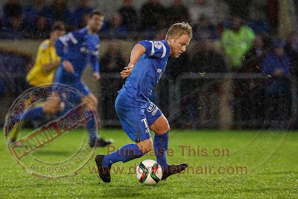 Ballinamallard United (1) V Dungannon Swifts (1) in Danske Bank Premier League.