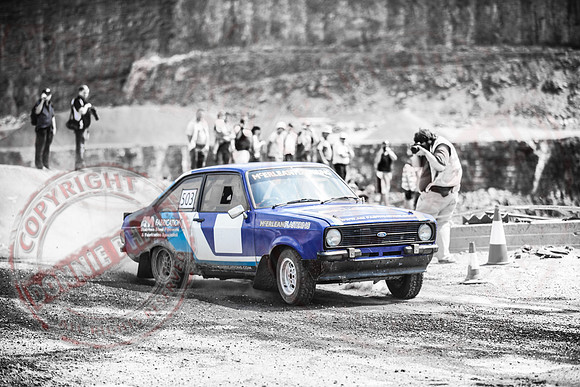 Enniskillen Motor Club Rally Time Trial at Clarke's Quarry, Lisnaskea.