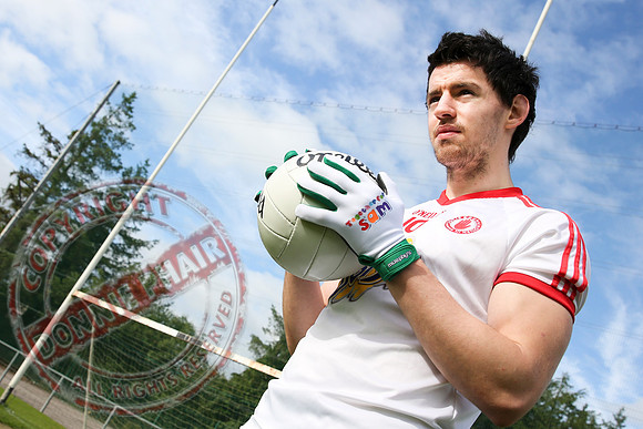 Tyrone Player, Matty Donnelly, launches Murphy's -Together For Sam- Gloves.