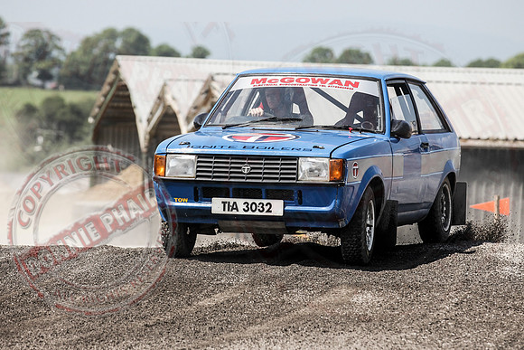 Enniskillen Motor Club Rally Time Trial at Clarke's Quarry, Lisnaskea.