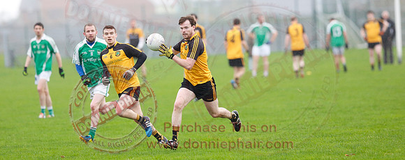 Erne Gaels (0-9) V Roslea (2-9) in Senior GAA Football League Division 1.-15