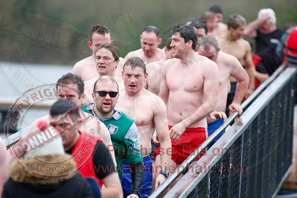 New Years Day Charity Swim at Galloon Island, Newtownbutler.