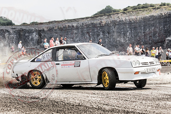 Enniskillen Motor Club Rally Time Trial at Clarke's Quarry, Lisnaskea.