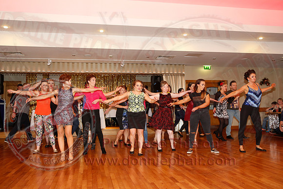 Not So Strictly Come Dancing in the Killyhevlin hotel.