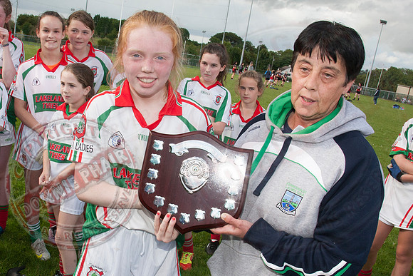 Lisnaskea Emmetts V Tempo in U13 Girls Final  130803  6