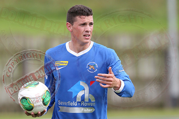 Ballinamallard United (1) V Crusaders (0) in Danske Irish Premier League.