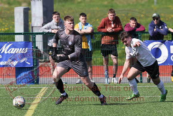 Enniskillen Town (3) V Enniskillen Athletic (1) in Mercer Football League-7