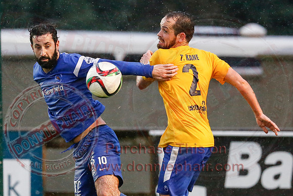 Ballinamallard (0) V Ballymena (1) in IFA Premiership.