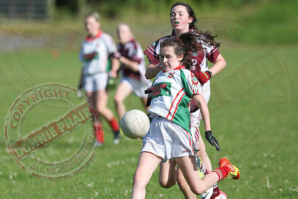 Lisnaskea Emmetts V Tempo in U13 Girls Final  130803  2