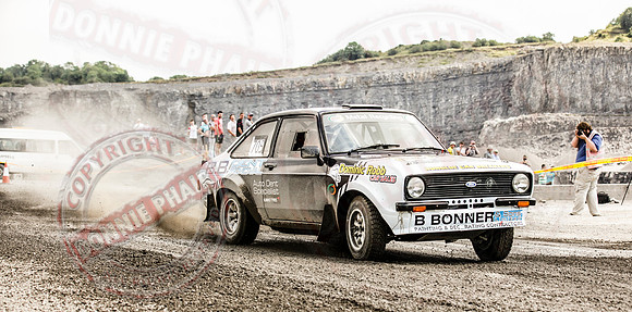 Enniskillen Motor Club Rally Time Trial at Clarke's Quarry, Lisnaskea.