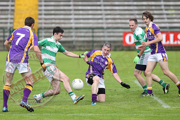 Derrygonnelly (2-8) V Teemore (1-7) in Senior GAA Championship.