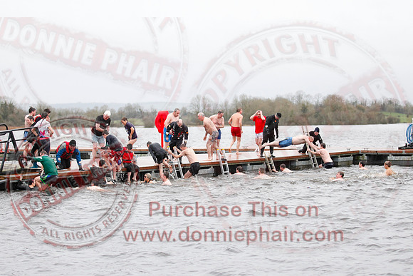 New Years Day Charity Swim at Galloon Island, Newtownbutler.