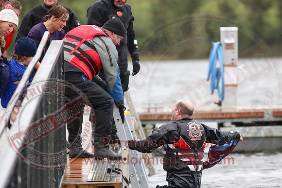 New Years Day Charity Swim at Galloon Island, Newtownbutler.