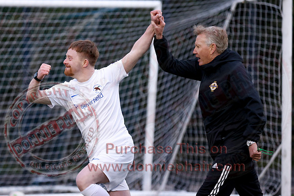 Just Us V Ballinamallard in Friendly Football Match-36