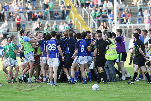 Fermanagh (-0-10)  Cavan (1-14) in All Ireland Qualifier Round Two.