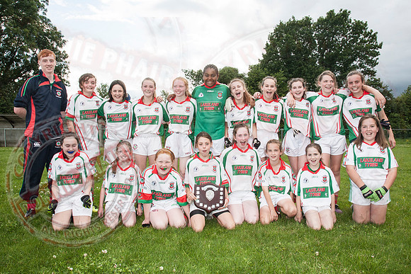 Lisnaskea Emmetts V Tempo in U13 Girls Final  130803  8