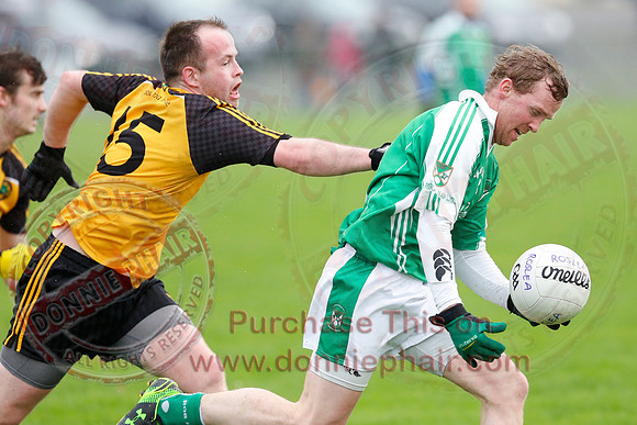 Erne Gaels (0-9) V Roslea (2-9) in Senior GAA Football League Division 1.-20