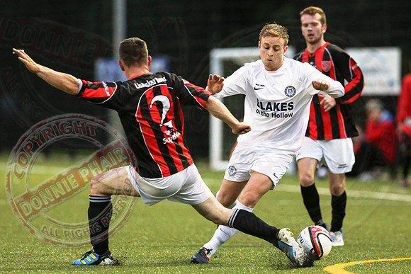 Enniskillen Town (1) V Lisnaskea Rovers (0) in Coffey Cup Final.