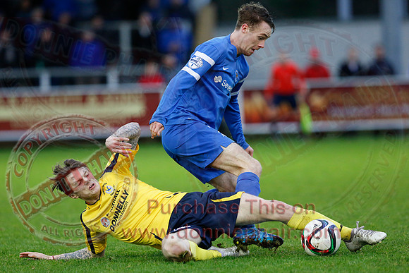 Ballinamallard United (1) V Dungannon Swifts (1) in Danske Bank Premier League.
