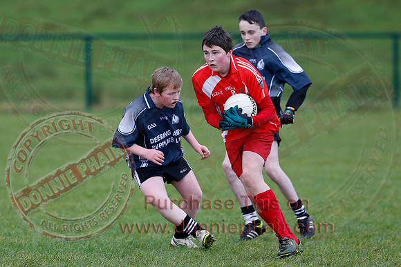 Aghadrumsee (3-10) V Newtownbutler (3-14) in U14 GAA Football League Section A.