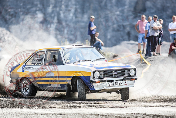 Enniskillen Motor Club Rally Time Trial at Clarke's Quarry, Lisnaskea.