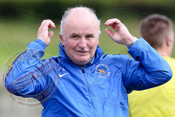 Ballinamallard United (1) V Crusaders (0) in Danske Irish Premier League.