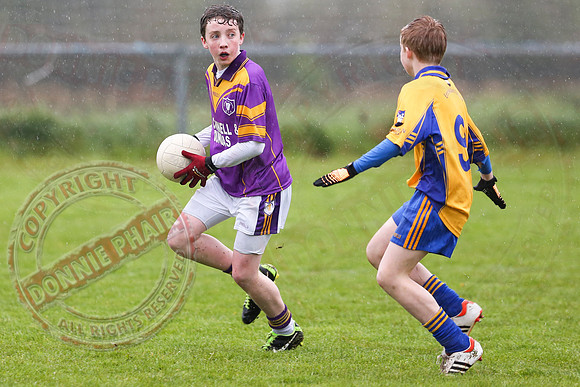 Enniskillen Gaels (5-6) V Derrygonnelly (1-3) in U14 GAA Division One Final.