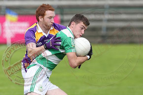 Derrygonnelly (2-8) V Teemore (1-7) in Senior GAA Championship.