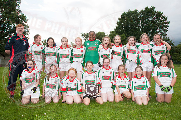 Lisnaskea Emmetts V Tempo in U13 Girls Final  130803  7
