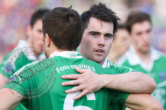 Fermanagh (-0-10)  Cavan (1-14) in All Ireland Qualifier Round Two.