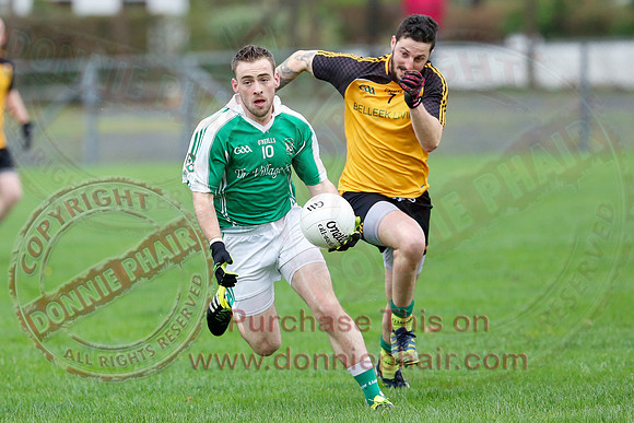 Erne Gaels (0-9) V Roslea (2-9) in Senior GAA Football League Division 1.-3