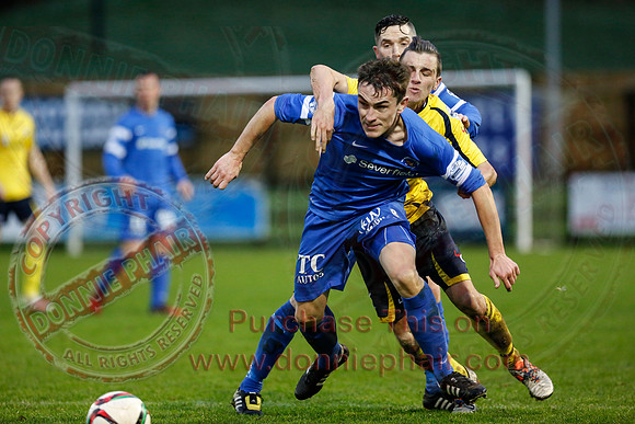 Ballinamallard United (1) V Dungannon Swifts (1) in Danske Bank Premier League.