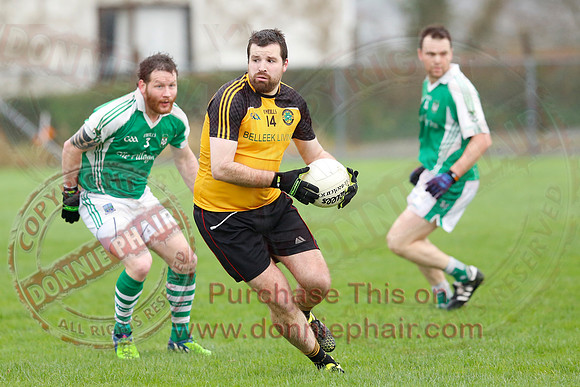Erne Gaels (0-9) V Roslea (2-9) in Senior GAA Football League Division 1.-23