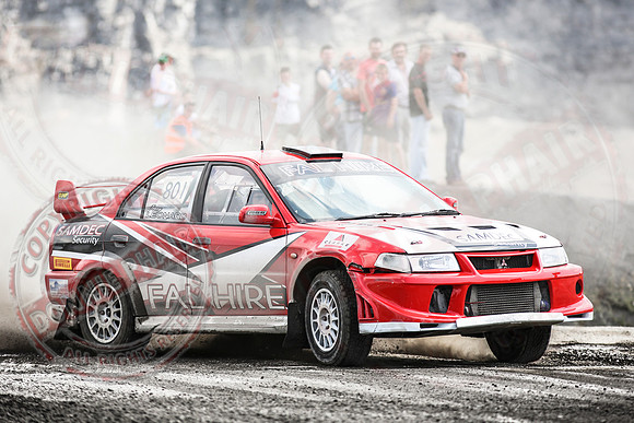 Enniskillen Motor Club Rally Time Trial at Clarke's Quarry, Lisnaskea.