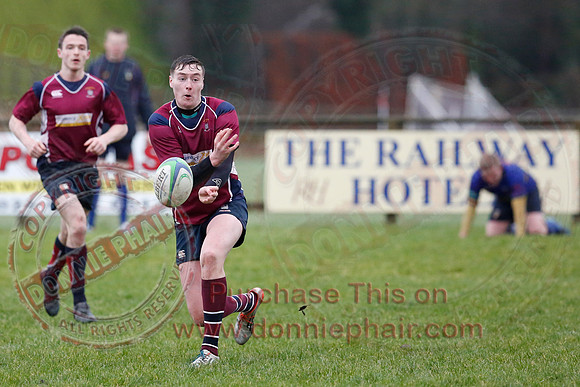 Enniskillen 1st XV (17) V Lisburn (0) in Kukri Qualifying League 2-13.