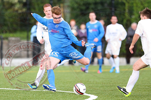 Enniskillen Town (1) V Ballinamallard Reserves (0) in Coffey Cup.