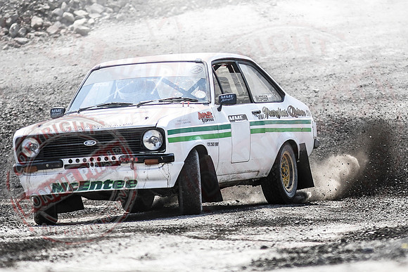 Enniskillen Motor Club Rally Time Trial at Clarke's Quarry, Lisnaskea.