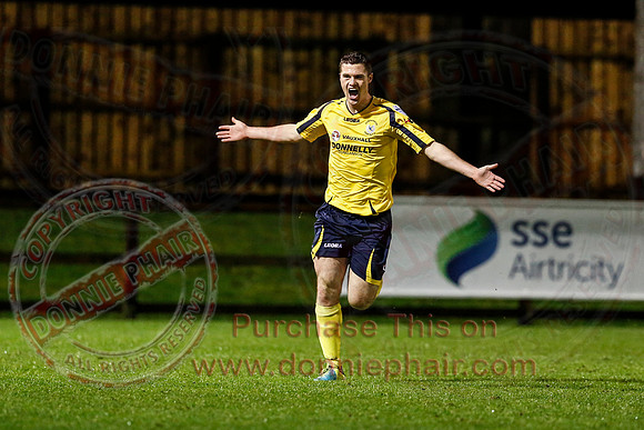 Ballinamallard United (1) V Dungannon Swifts (1) in Danske Bank Premier League.