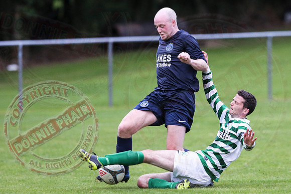 Enniskillen Town (2) V Strathroy Harps (2) in Kennedy Cup Final.