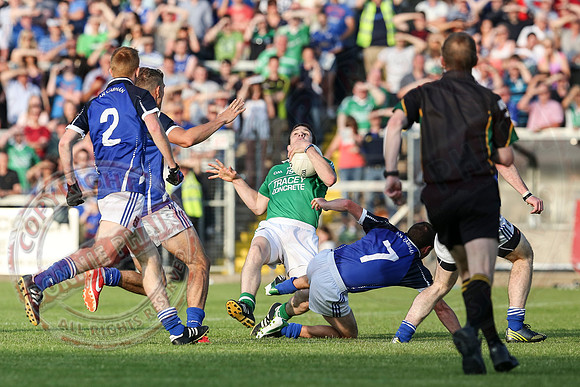 Fermanagh (-0-10)  Cavan (1-14) in All Ireland Qualifier Round Two.