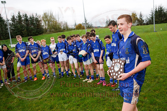 Kinawley (4-10) V Brookeborough (0-8) in Under 16 Division 2 League Final.