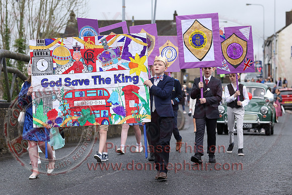 Maguriesbridge Primary School celebrate the Coronation of King Charles III-15