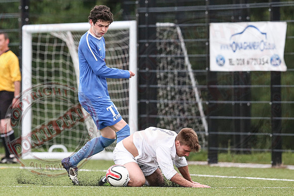 Enniskillen Town (1) V Ballinamallard Reserves (0) in Coffey Cup.