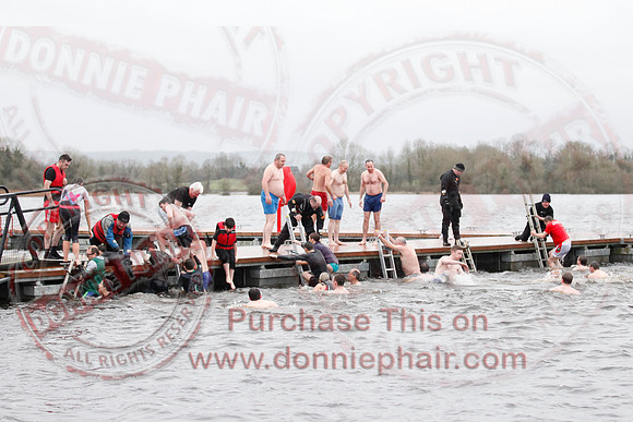 New Years Day Charity Swim at Galloon Island, Newtownbutler.