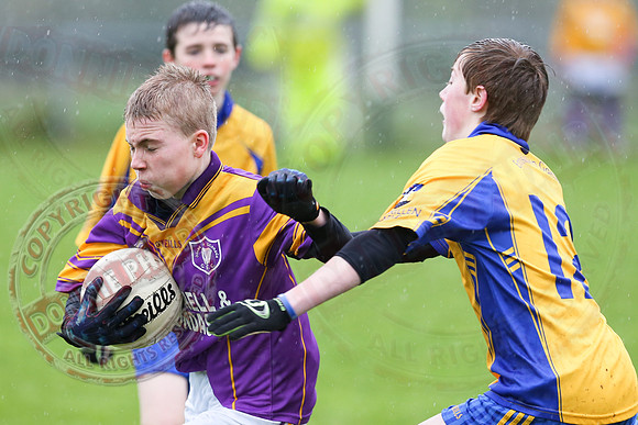 Enniskillen Gaels (5-6) V Derrygonnelly (1-3) in U14 GAA Division One Final.