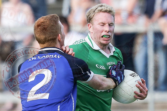 Fermanagh (-0-10)  Cavan (1-14) in All Ireland Qualifier Round Two.