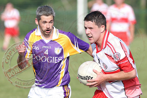 Derrygonnelly (0-14) V St. Patricks, DOnagh (0-10) in Senior GAA Football League, Division one.