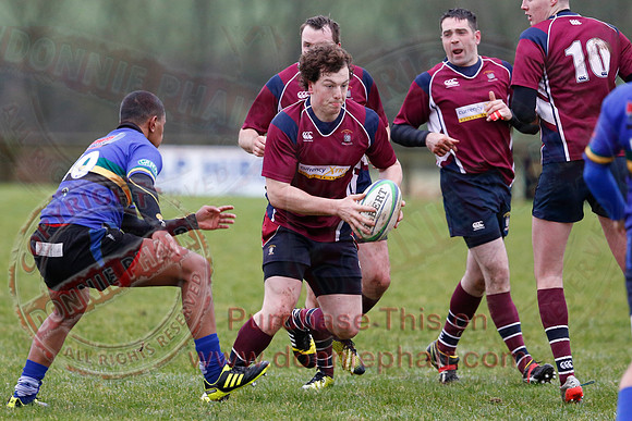 Enniskillen 1st XV (17) V Lisburn (0) in Kukri Qualifying League 2-13.