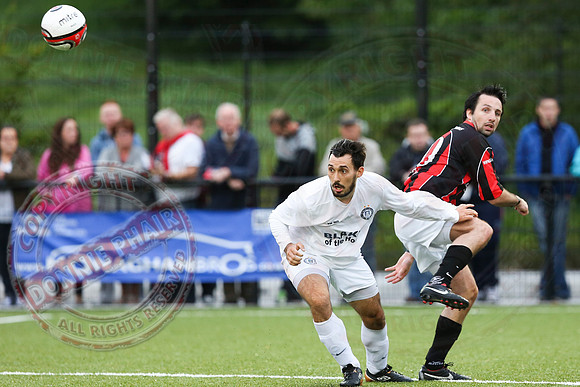 Enniskillen Town (1) V Lisnaskea Rovers (0) in Coffey Cup Final.