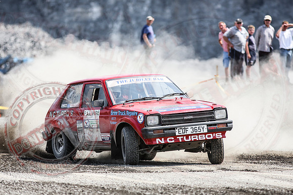 Enniskillen Motor Club Rally Time Trial at Clarke's Quarry, Lisnaskea.